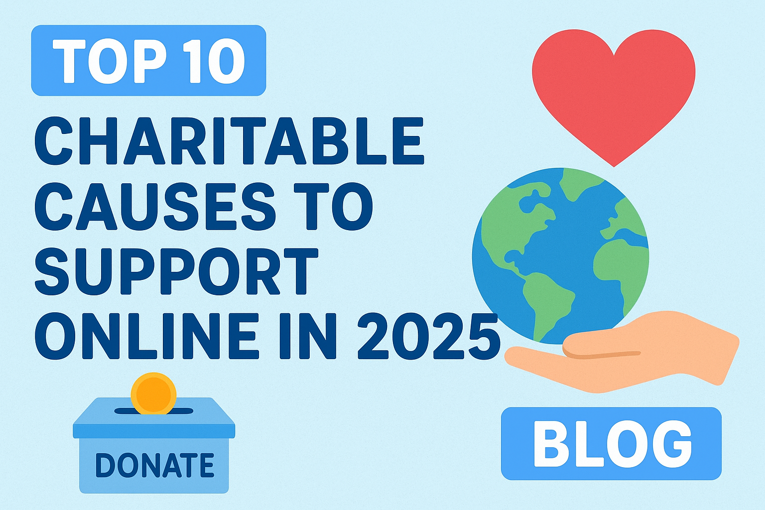Top 10 Global Charitable Causes to Support Online in 2025